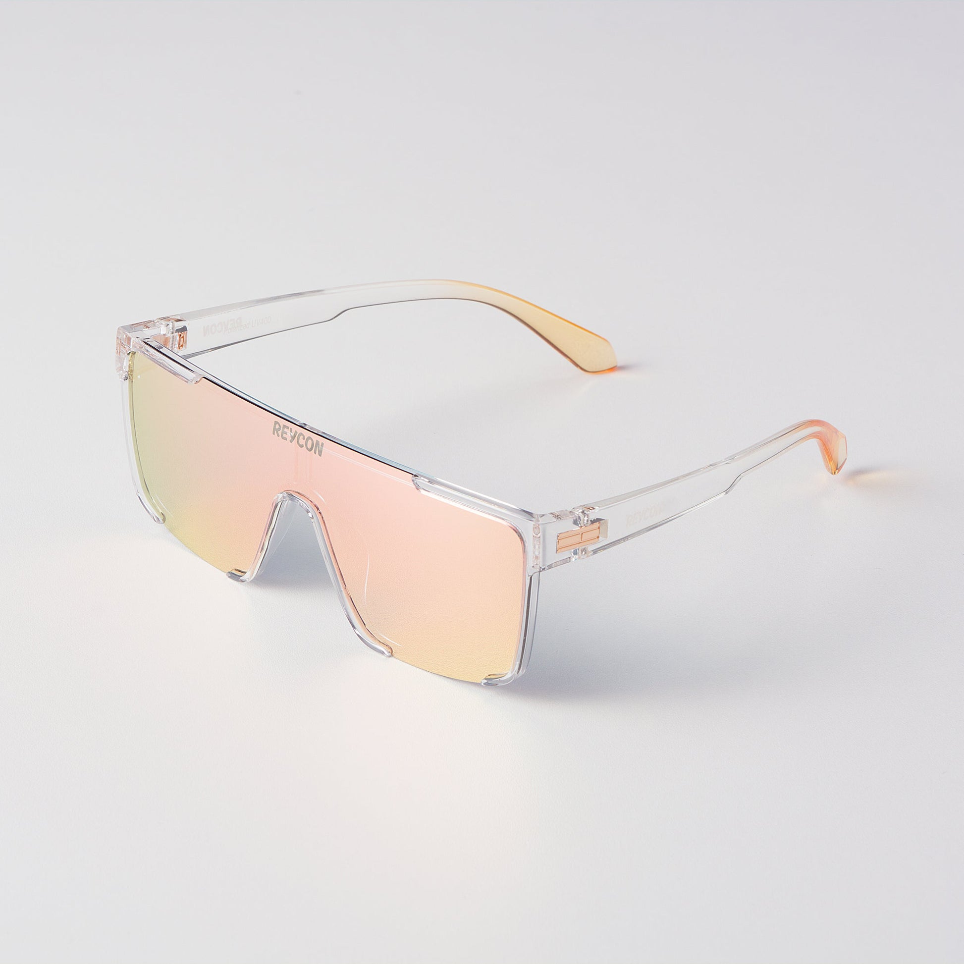 Lunettes de soleil polarisées Reycon Thrill Rush rose et transparent