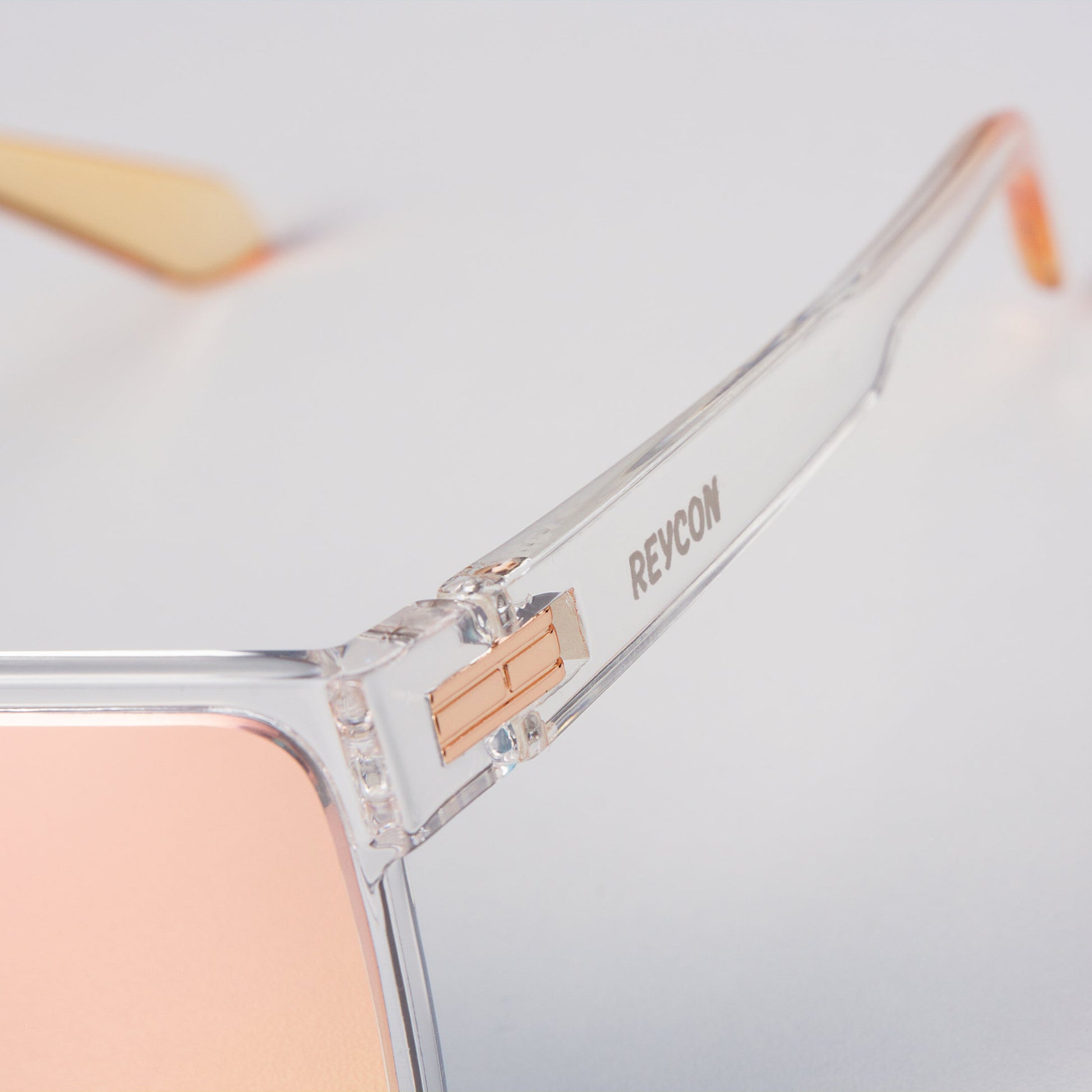 Lunettes de soleil polarisées Reycon Thrill Rush rose et transparent